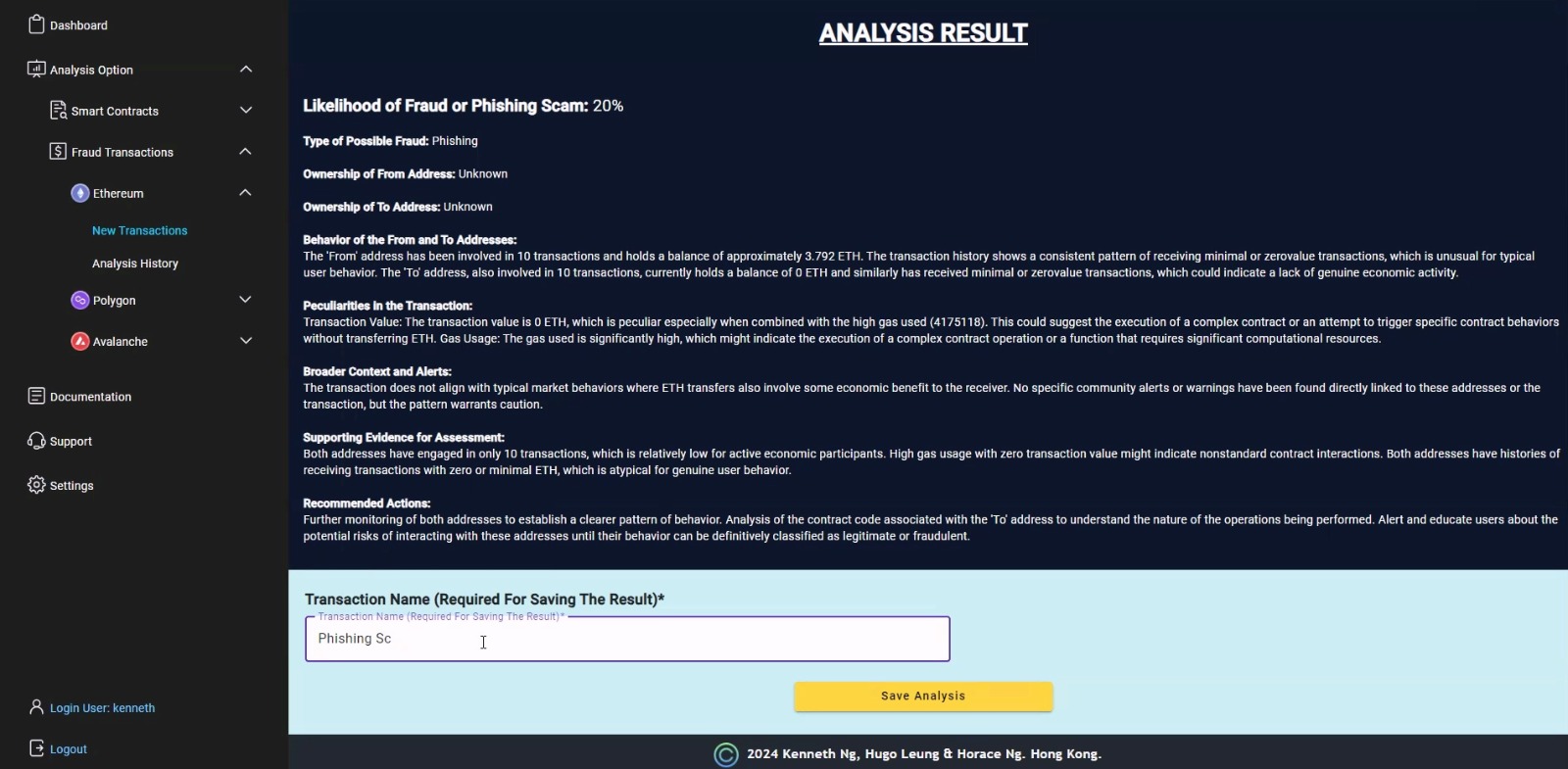Blockchain Security Analysis